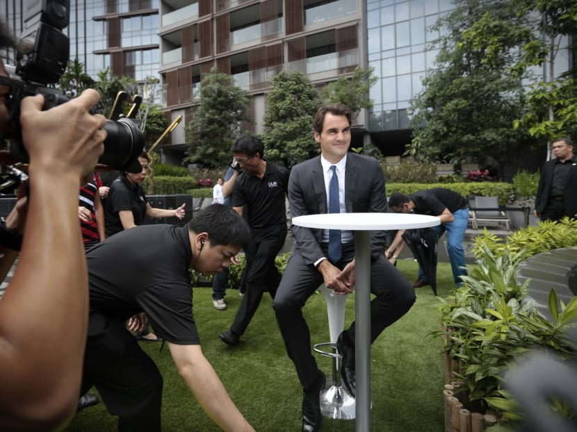 Roger Federer in Singapore Roger Federer in Singapore