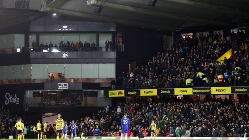Watford v Chelsea suspended after medical emergency in stands