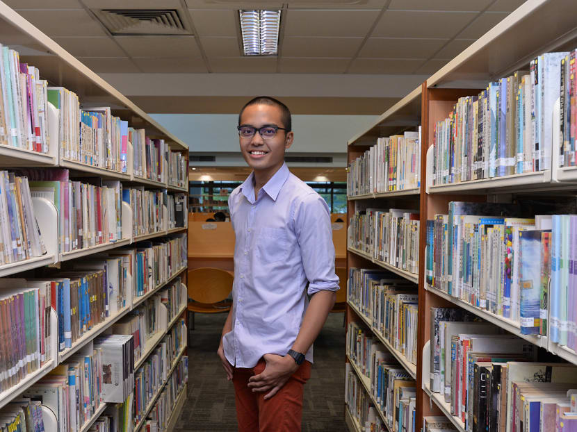 Millennia Institute student Lee Yann Yih's life changed after he began interacting with his teachers and told them about his struggles. Photo: Robin Choo