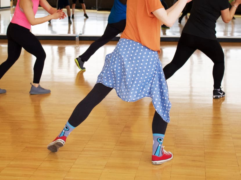 One event firm that received grant money from the Government are organising Zumba dance sessions that allow people to take part onsite at Downtown East as well as via video-conferencing platform Zoom.