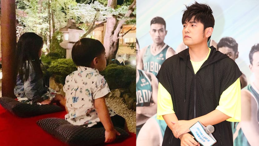 Jay Chou’s son is almost as tall as his older sister