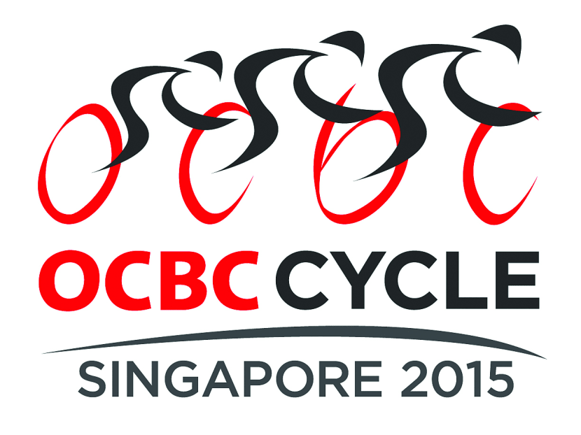 The new logo for OCBC Cycle 2015 in Singapore.