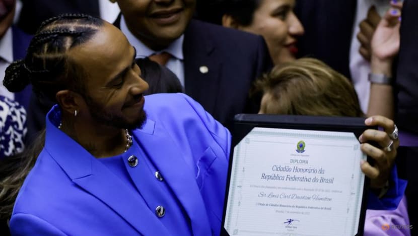 'Now I'm one of you,' Hamilton tells Brazil as he becomes honorary citizen 'Now I'm one of you,' Hamilton tells Brazil as he becomes honorary citizen