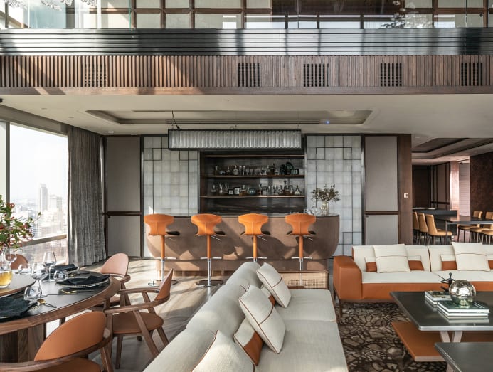 We tour a Hong Kong actor's Bangkok penthouse filled with Hermes furniture