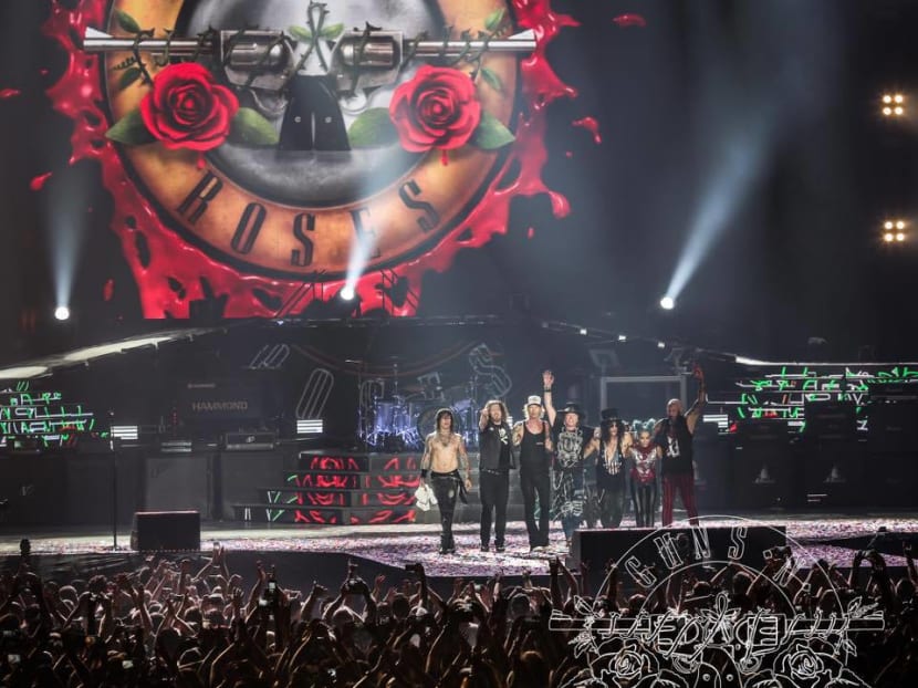 Guns N Roses at Sydney, where they played two nights. Photo: Facebook
