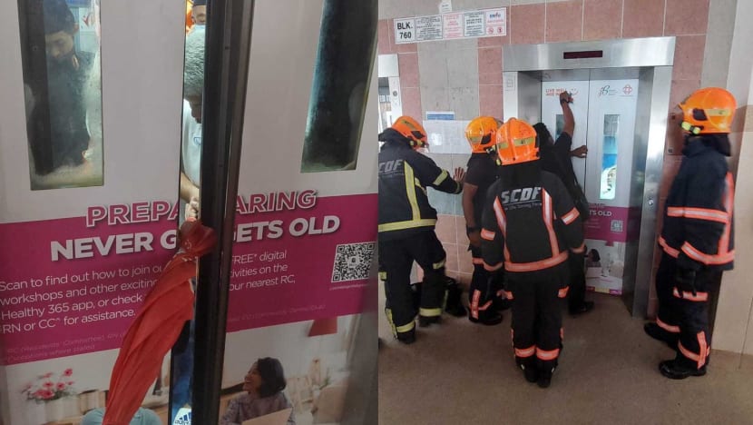 Jurong lift which trapped 6 people and a dead body was 'overloaded', says town council