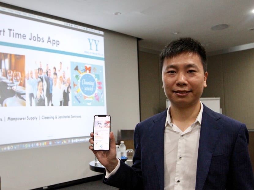 Part-time jobs search application YYJobs was launched by Mike Fu (pictured), CEO of YY Hong Ye Group, on July 2, 2018.