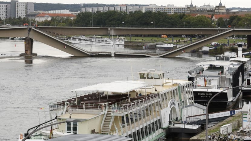 Bridge partially collapses in Germany's Dresden, no injuries Bridge partially collapses in Germany's Dresden, no injuries