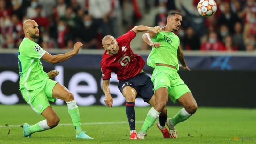 Football: Lille held by 10-man Wolfsburg in Champions League opener Football: Lille held by 10-man Wolfsburg in Champions League opener
