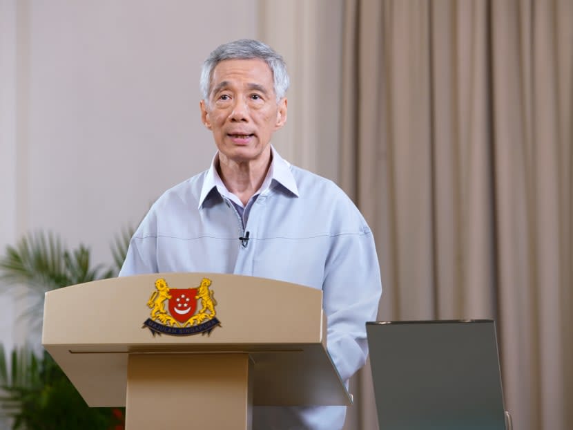 In a televised address to the nation on the improving Covid-19 situation, Prime Minister Lee Hsien Loong announced the relaxation of several regulations, including making mask-wearing optional while outdoors.