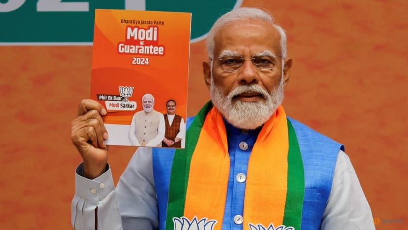 India's Modi promises to create jobs, boost infrastructure if BJP wins ...