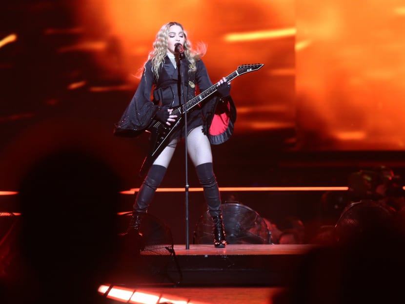 Madonna sticks to the script at her concert