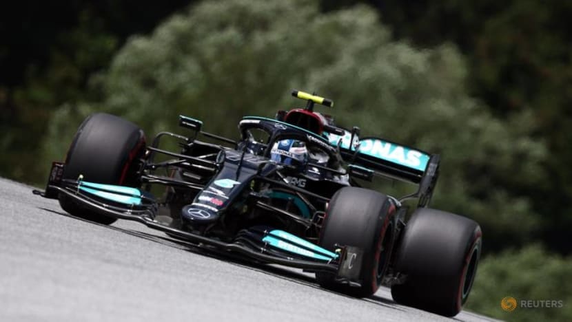 Motor racing-Bottas handed three place grid drop for pitlane spin