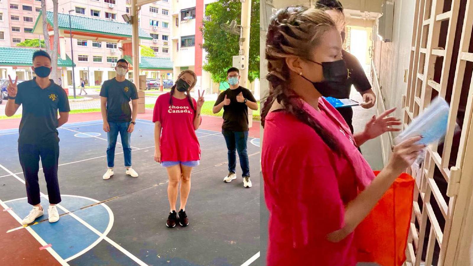 Rui En Spent Her Weekend Handing Out Meals To Needy Residents Rui En Spent Her Weekend Handing Out Meals To Needy Residents