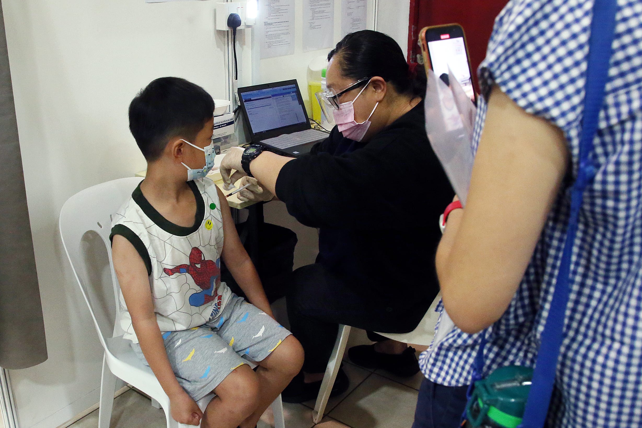 3 polyclinics and selected Public Health Preparedness Clinics to provide paediatric Covid-19 vaccinations 