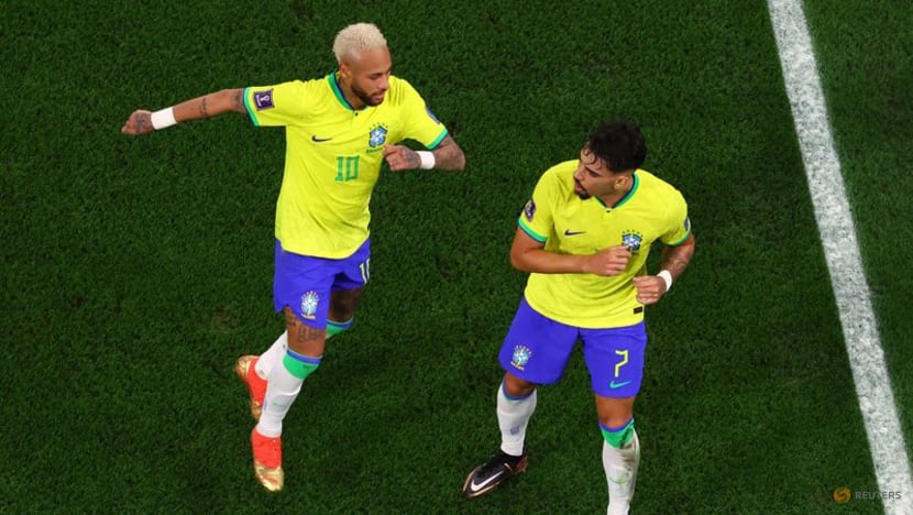 Brazil's coach says he couldn't resist a dance after goal Brazil's coach says he couldn't resist a dance after goal