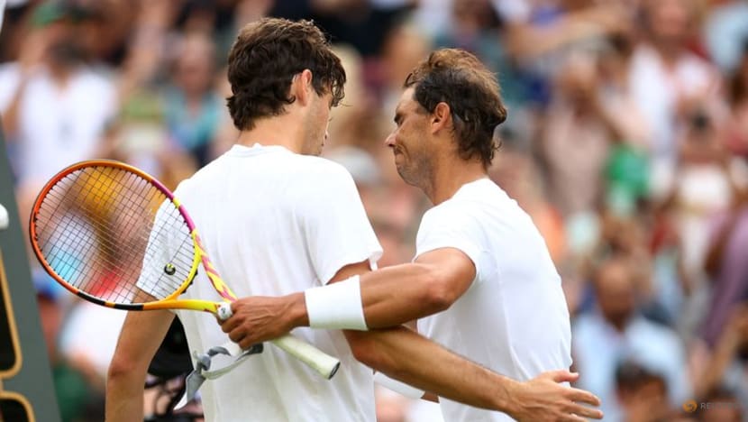 Ailing Nadal finds mental steel to edge Fritz in Wimbledon epic Ailing Nadal finds mental steel to edge Fritz in Wimbledon epic