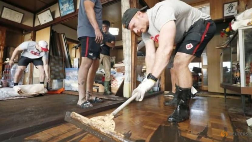 Rugby World Cup: Canadian players help typhoon recovery efforts in Japan Rugby World Cup: Canadian players help typhoon recovery efforts in Japan