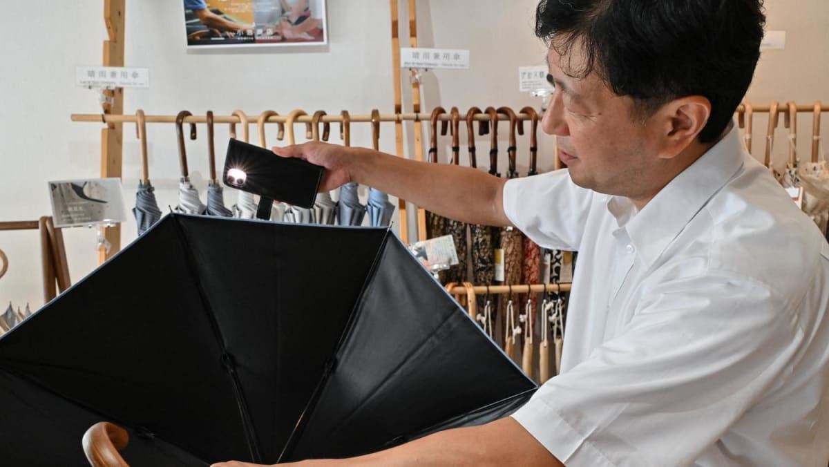 Heat brings hope for Tokyo's handmade umbrella maker