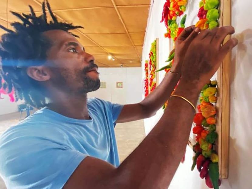 Nigerian artist creates rotting exhibit as coronavirus warning Nigerian artist creates rotting exhibit as coronavirus warning