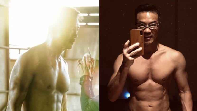 Zheng Geping Posts Behind-The-Scenes Pics From Upcoming Movie… But All We See Are His Abs