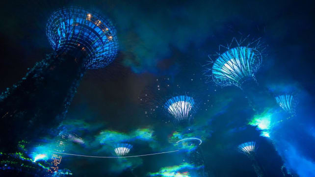 Borealis at Gardens by the Bay: Witness the 'Northern Lights' at this free installation