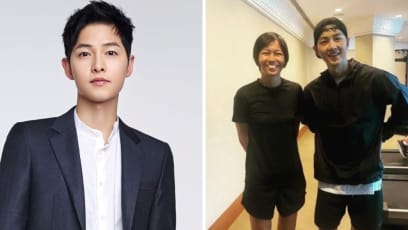 “His Skin Is Damn Good,” Says Singaporean Personal Trainer Who Took A Pic With Song Joong Ki At A Hotel Gym