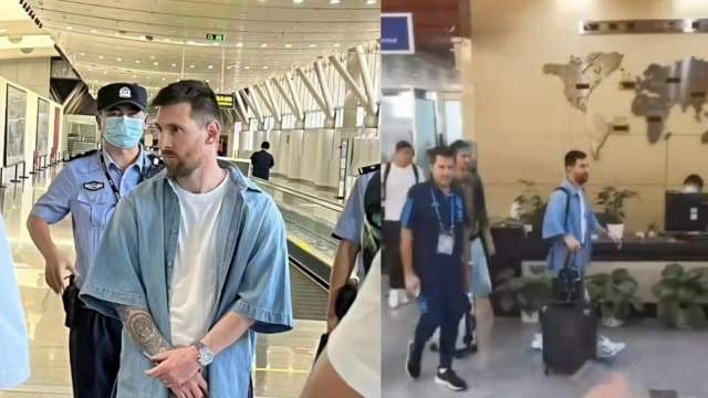 梅西随国家队访华 传带错护照困北京机场