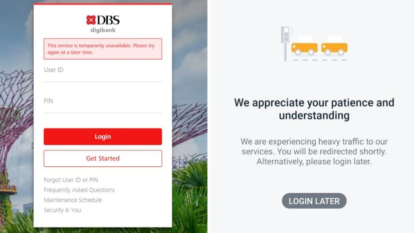 DBS digital banking services, including PayLah!, restored after day-long outage