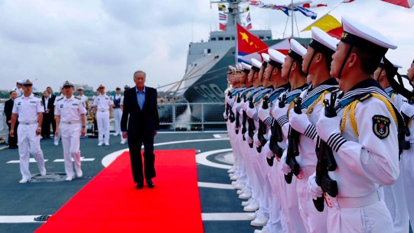 More and larger exercises between China and ASEAN is 'way forward': Ng Eng Hen More and larger exercises between China and ASEAN is 'way forward': Ng Eng Hen