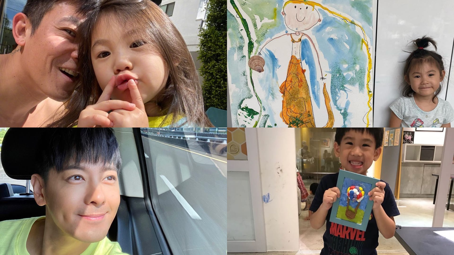 Edison Chen and Jimmy Lin Show Off Their Kids' Adorable Artwork