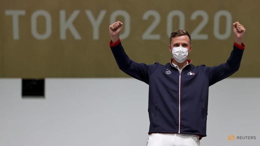 Olympics-Shooting-Quiquampoix of France wins 25m rapid fire pistol gold Olympics-Shooting-Quiquampoix of France wins 25m rapid fire pistol gold
