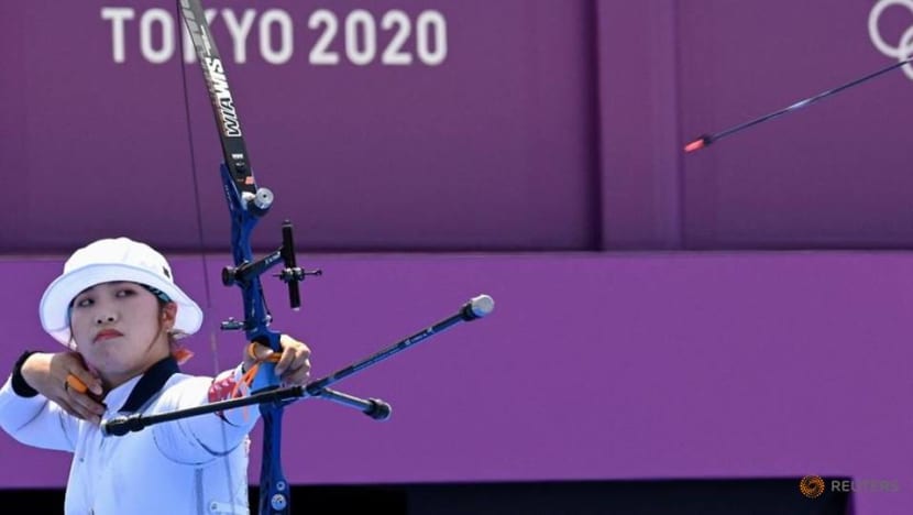 Olympics-Archery-S Korea's Jang knocked out in surprise loss to Japan's Nakamura Olympics-Archery-S Korea's Jang knocked out in surprise loss to Japan's Nakamura