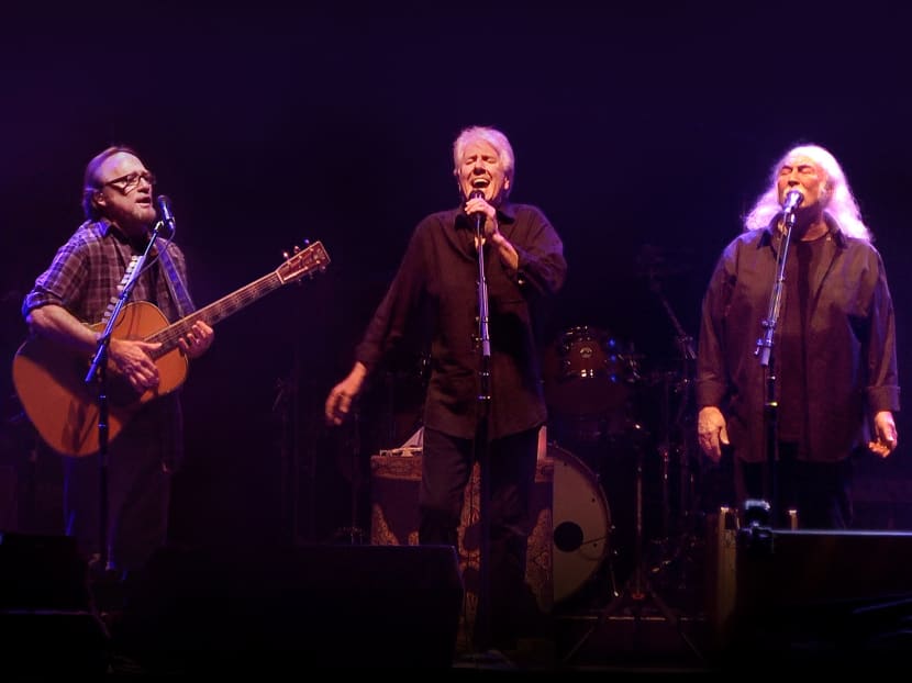 Crosby, Stills & Nash, known for their close three-part harmonies, will be performing in Singapore on March 19.  Photo: Chris Kissinger