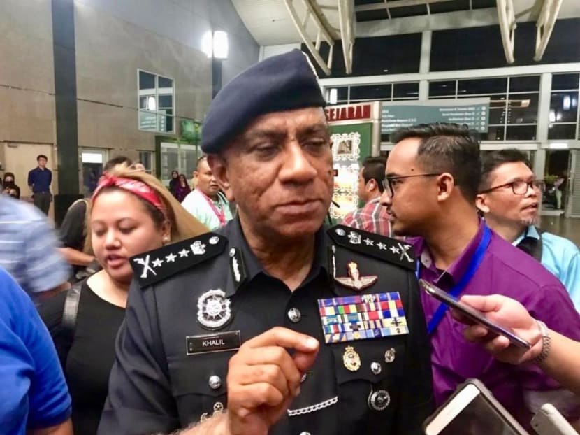 Johor police chief Mohd Khalil Kader Mohd.