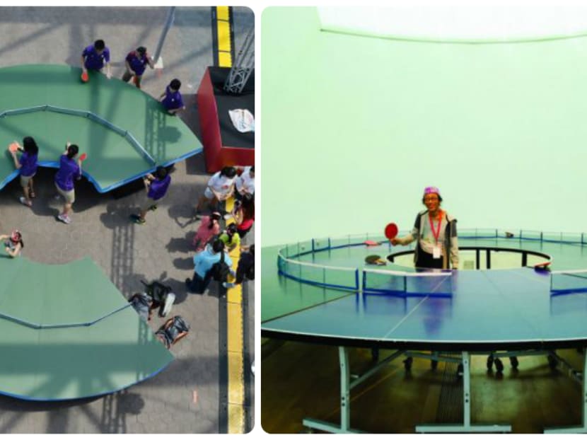 Quirky ping pong table at SEA Games carnival resembles work by Singaporean artist