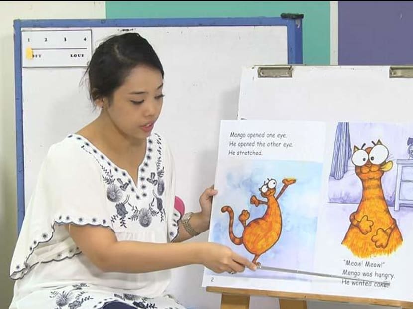 An example of an activity under the Starlight Literacy Programme for the English language. The programme is a story-based curriculum that

develops children’s language skills through a rich variety of songs and stories. PHOTO: MINISTRY OF EDUCATION