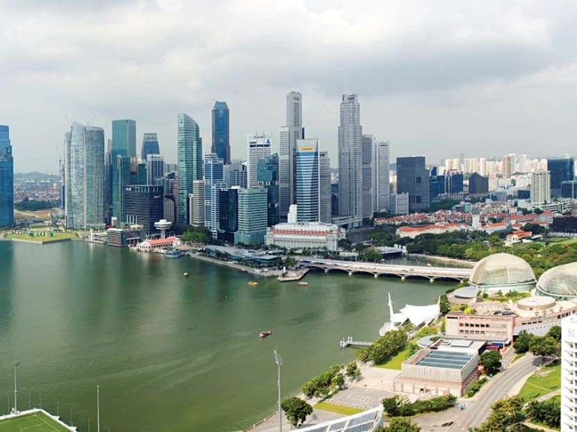 Singapore’s skyline around the Marina Bay area has been transformed into one that is attractive and distinctive, and one that integrates ‘work, live and play’. PHOTO: URA