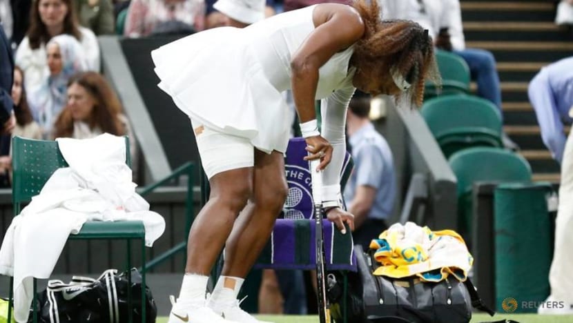 Tennis-Wimbledon defends 'slippery' courts after Serena injury Tennis-Wimbledon defends 'slippery' courts after Serena injury