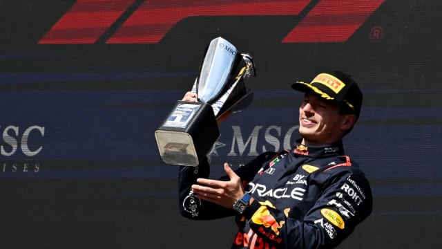 F1：红牛维斯塔潘连续八个分站夺冠