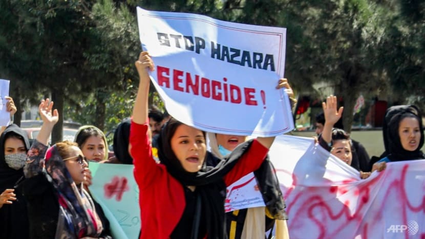 UN raises Kabul classroom bombing death toll to 35 as women protest 'genocide' UN raises Kabul classroom bombing death toll to 35 as women protest 'genocide'