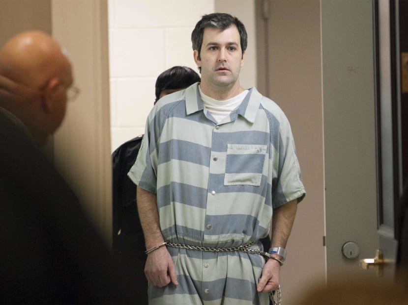 Former police officer Michael Slager walks to the defense table bond hearing, in Charleston, South Carolina, in this file photo taken on Sept 10, 2015. Photo: Reuters