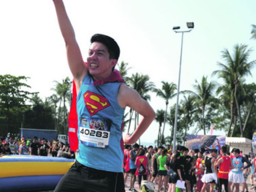 Team Superman took the title at the inaugural DC Justice League Run at Sentosa. Photo: DC Justice League Run
