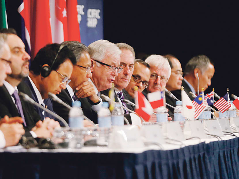 The latest round of TPP talks had a tentative goal to finalise a deal by end-2014. REUTERS