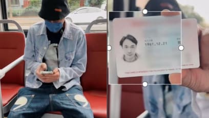 Francis Ng, 60, Flashes IC To Show He's Old Enough To Sit In Reserved Seat On Bus