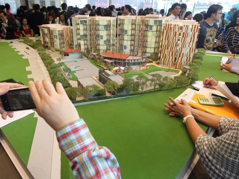 An architectural model seen at the launch of The Hillford, Singapore's first ever retirement resort. TODAY file photo