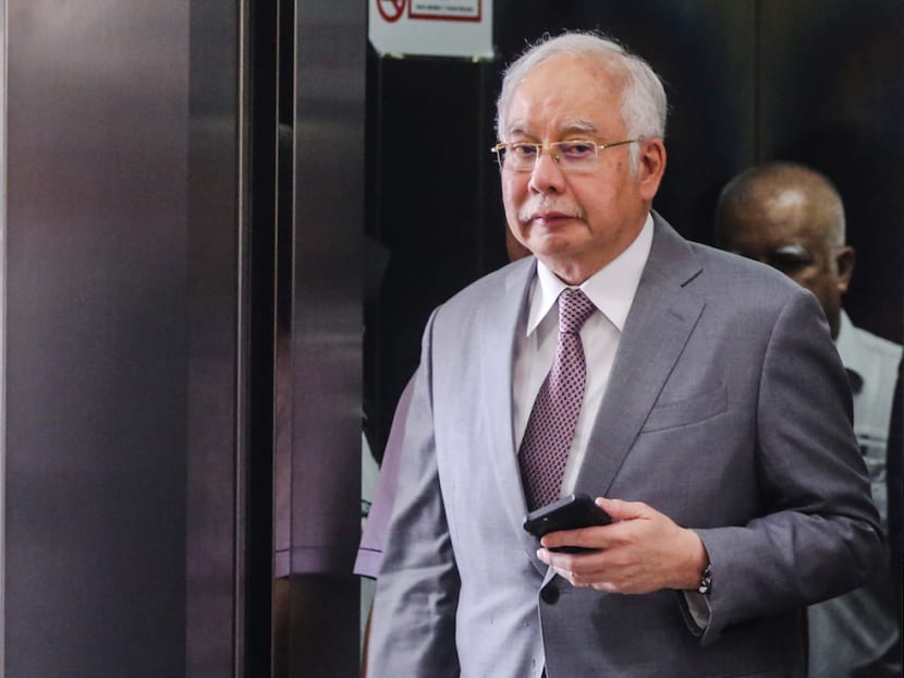 Mr Najib Razak at the Kuala Lumpur High Court on Dec 9, 2019.