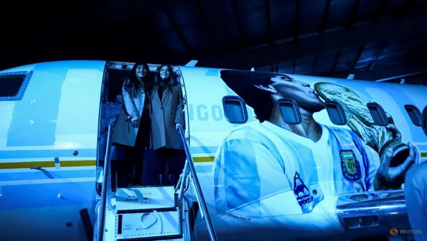 Maradona tribute plane unveiled in Argentina Maradona tribute plane unveiled in Argentina