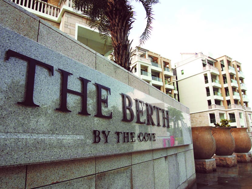 A condominium unit at The Berth by the Cove, with an area of 1,302sqf, was sold at S$1.78 million. Its purchase price was S$1.8 million in 2007.