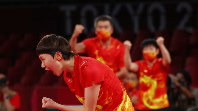3比0横扫日本 中国乒乓女团卫冕成功